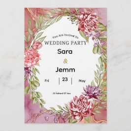 Wedding Invitation Kaart