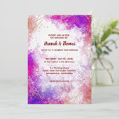 Wedding Invitation Kaart (Staand voorkant)
