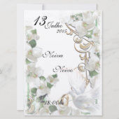 Wedding Invitation Kaart (Achterkant)