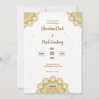 WEDDING INVITATION KAART