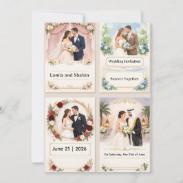 Wedding Invitation Kaart