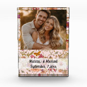 Wedding invitation keepsake photo block fotoblokken (Voorkant)
