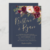Wedding Invitation - Lucy Suite Kaart (Voorkant / Achterkant)