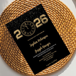 Wedding Invitation new year celebrations  Kaart