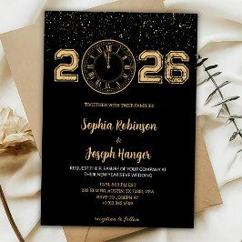 Wedding Invitation new year celebrations  Kaart