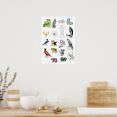 Wedding Invitation Poster | Elegant Animal Art (Cuisine)