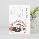 Wedding Invitation Suite met Save the Date Kaart (Staand voorkant)