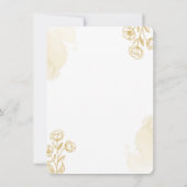 Wedding invitation Template Kaart (Achterkant)