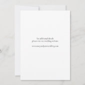 Wedding Invitation Watercolour floral rustic (Dos)