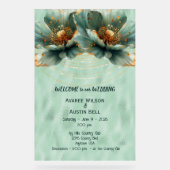 Wedding Invitation Welcome Acrylic Sign (Recto)