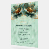 Wedding Invitation Welcome Acrylic Sign Acryl Bord (Hoek)