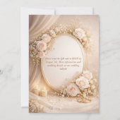 Wedding invitation with white flowers (Dos)