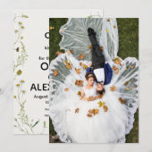 wedding invitations  (Devant / Derrière)