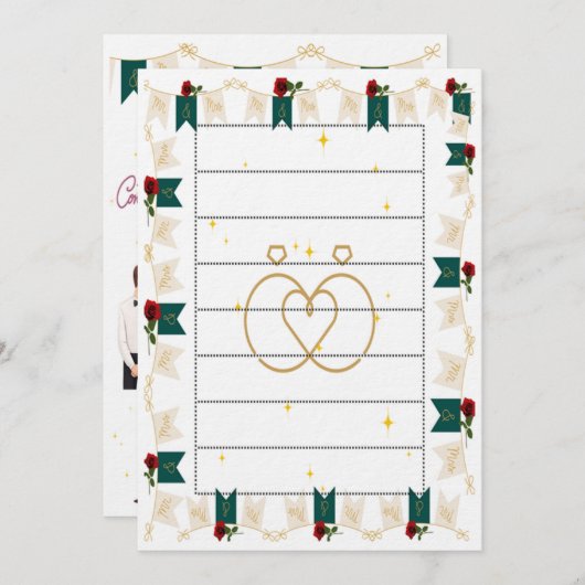 wedding invitations (Devant / Derrière)