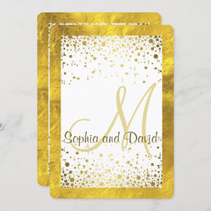 Wedding invitations   Gold Foil