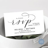 Wedding Invites RSVP Reminder Modern Minimalist Informatiekaartje