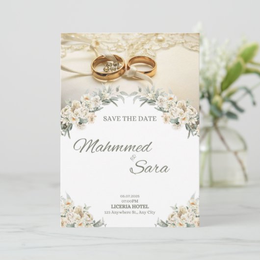 Wedding Invtation (Staand voorkant)