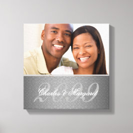Wedding Jubileum 12x12 Persoonlijke foto Canvas Afdruk