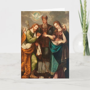 WEDDING JUBILEUM MARY JOSEPH VERLOVING KAART