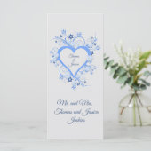 Wedding Keepomwille Favor met Romantic Heart Lijst (Staand voorkant)