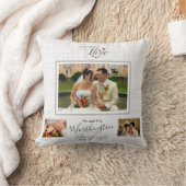 Wedding Keepomwille Foto Collage Persoonlijk Kussen (Deken)