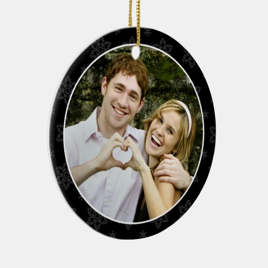 Wedding Keepomwille Foto Ornament in B&W (Rechts)