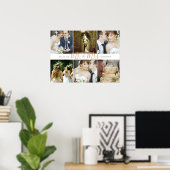 Wedding Keepomwille Mr en Mrs. 6 Foto Collage Poster (Thuiskantoor)