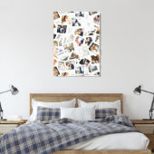 Wedding Keepsake 30 Photo Collage Wit ID1065 Canvas Afdruk (Insitu (Slaapkamer))