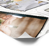 Wedding Keepsake 30 Photo Collage Wit ID1065 Foto Afdruk (Hoek)