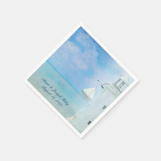 Wedding Lighthouse Servetten (Hoek)