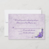 Wedding Lilacs RSVP (Voorkant)