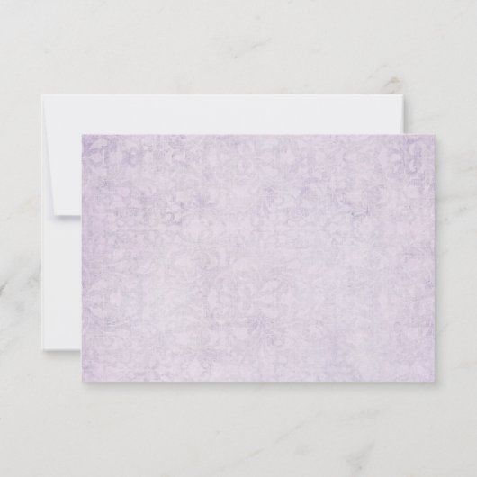 Wedding Lilacs RSVP (Achterkant)