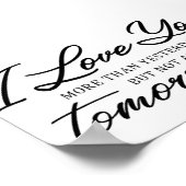 Wedding Love Quote Poster (Hoek)