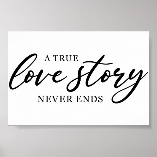Wedding Love Quote Poster (Voorkant)