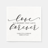 Wedding Love Quote Servet (Voorkant)