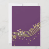 Wedding Love Song Kaart (Achterkant)