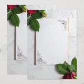 wedding menu (Voorkant / Achterkant)