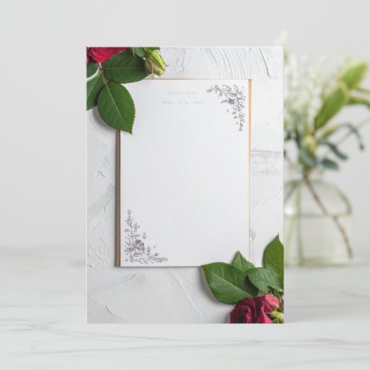 wedding menu (Staand voorkant)