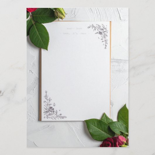 wedding menu (Achterkant)