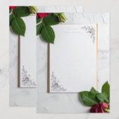 wedding menu (Voorkant / Achterkant)