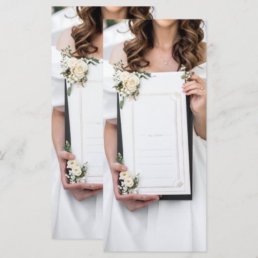 wedding menu (Voorkant / Achterkant)