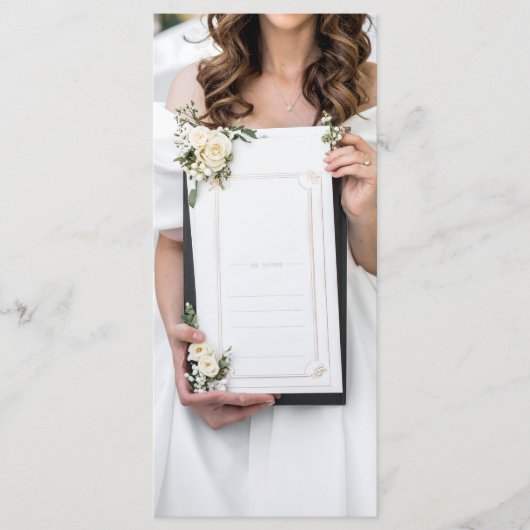 wedding menu (Voorkant)