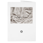 Wedding Menu Cream Wedding Set (Achterkant)