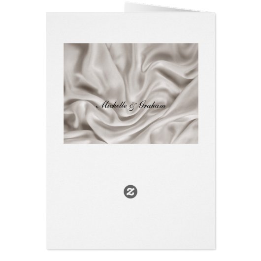 Wedding Menu Cream Wedding Set (Achterkant)