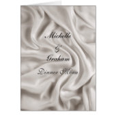 Wedding Menu Cream Wedding Set (Voorkant)