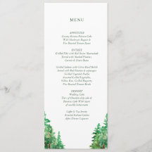 WEDDING MENU-KAART
