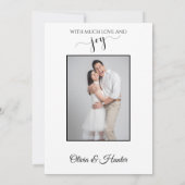 Wedding, Modern, Typography, Script, Invitation (Dos)
