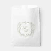 Wedding Monogram Bedankzakje (Voorkant)