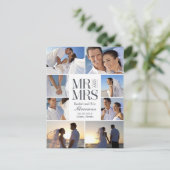 Wedding Montage Wedding Aankondiging - Wit (Staand voorkant)