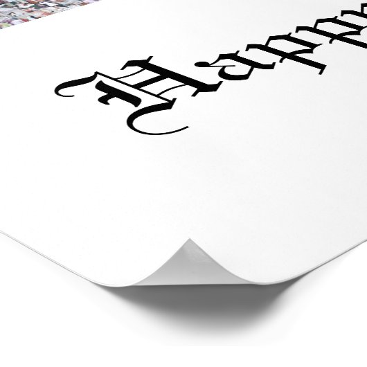 Wedding Mosaic Poster (Hoek)